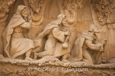 La Sagrada Familia: Adoration des rois
