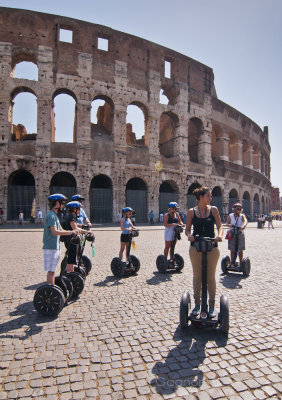 All roads lead to Rome...even on Segways.