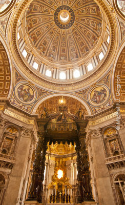 Intrieure de la Basilique Saint-Pierre au Vatican 