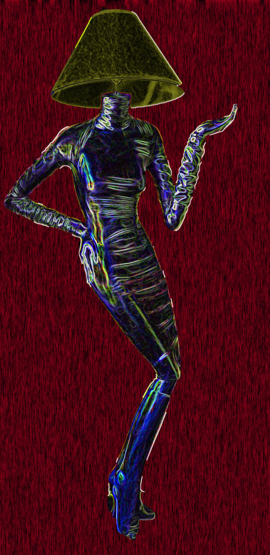 Glowing  Lady Lamp #3  