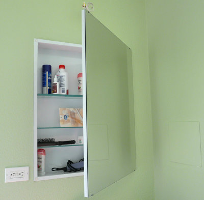 Recessed Medicine Cabinet & Emergency Access Panel