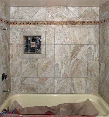 Grouted Bath Surround full view