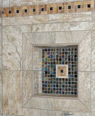 Recessed Wall Niche grouted