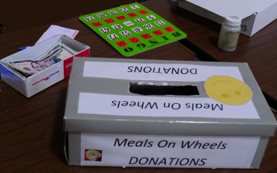 Meals on Wheels Donation Box 