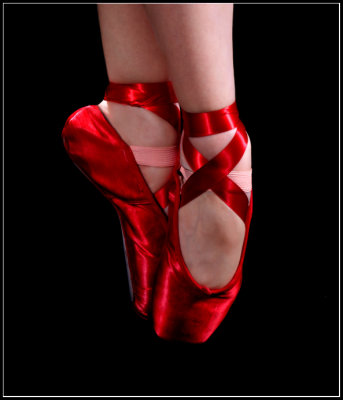 1st  Pointe Shoes  by Larson