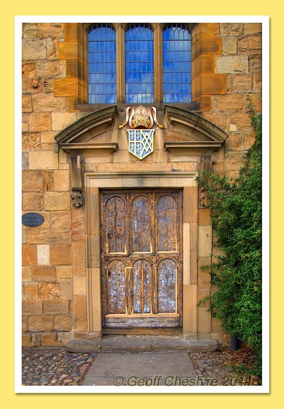 Durham University Library Door (HDR)