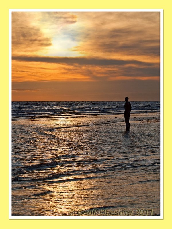 Watching the sunset at Crosby