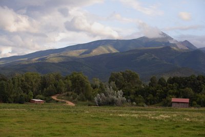 Mountain Scene, near Coaldale