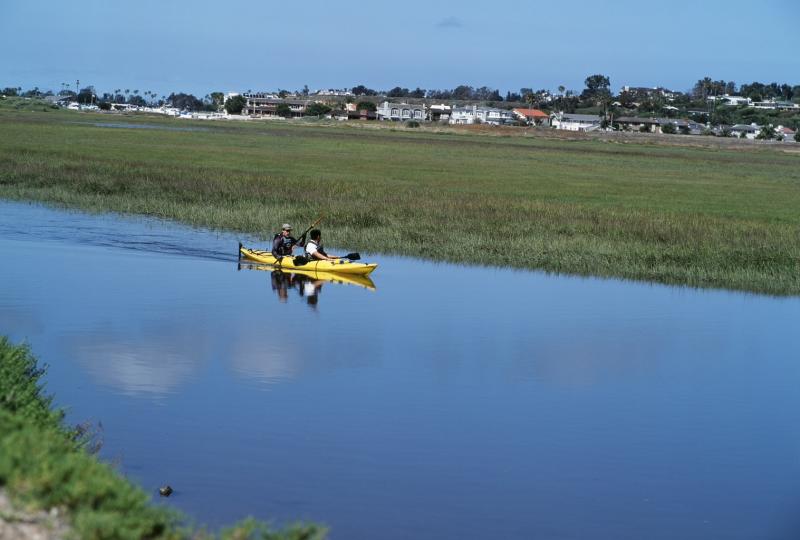 Kayaking Newport Back Bay