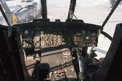 Helicoptor cockpit