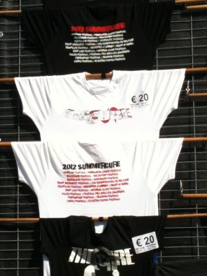 SummerCure shirts at Pinkpop 2012.jpg