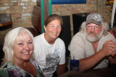 Rick Adams' wife, Cindy, Kathie Bradish Hendrickson and Rick Adams