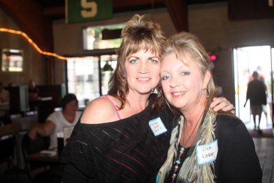 Kathy Heaton Spooner (class of '78) and Vicki Lease