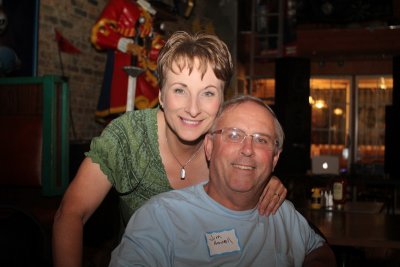 Sandy Cushman with husband, Jim Howell