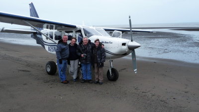 The plane that took us from Soldotna to Silver Salmon Creek Lodge at Lake Clark