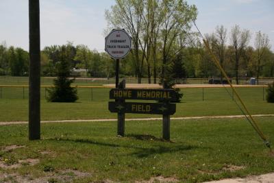 Sign at the Old Athletic Field behind old Jr High