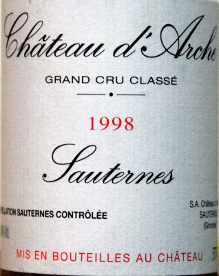 Francia / Sauternes / 1998