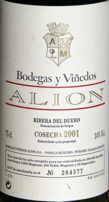 Espaa / Ribera del Duero / 2001