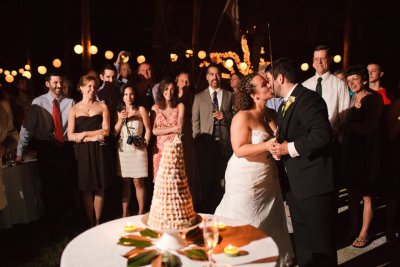 Wedding Traditions: Toasts, First Dances, Cake Cutting, and Cornhole