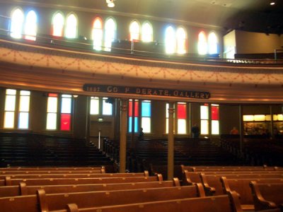 The famed Ryman Auditorium, original Grand Ole Opry House