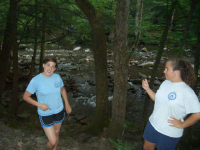 Chatting by the river (some brilliant camera work)