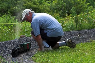 Roger and his train