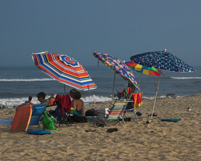beach umbrellas