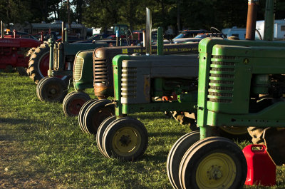 green tractors