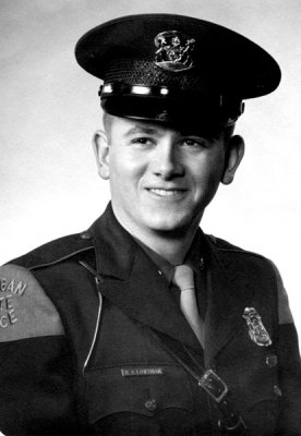 Shortly After Joining the Michigan State Police - 1968