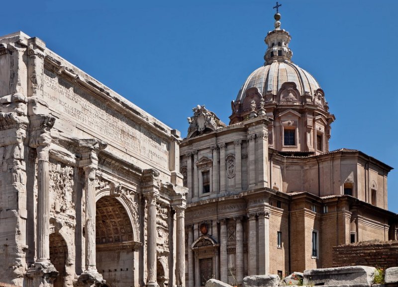 Arch of Septimius Severus & Santa Martina