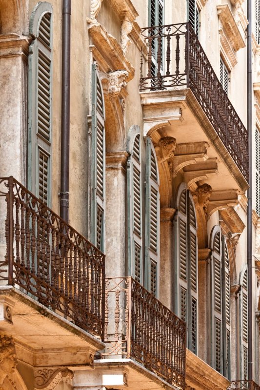 Windows in Verona