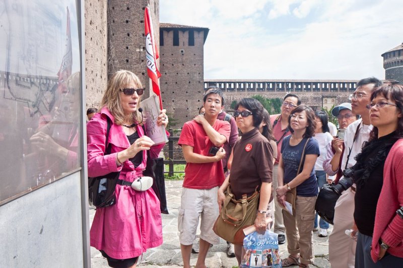 At the Sforza Castle