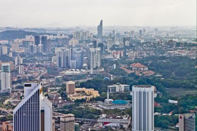 View to the Southwest from KL Tower