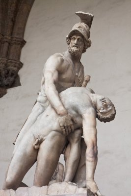 Menelaus supporting the body of Patroclus