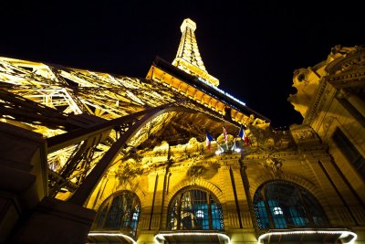 Eiffel Tower over Paris