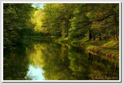 Magical Light Along the Canal - Delaware Canal, Bucks County