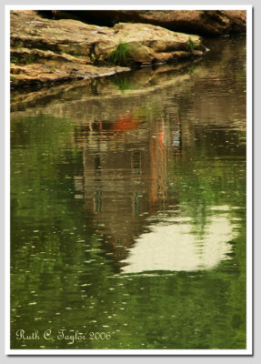 Reflections of Glade Creek Grist Mill