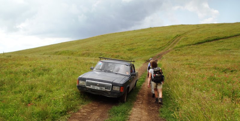 Oncoming car