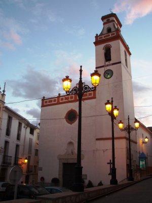 Church at nightfall