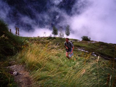 Steep climb