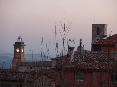 Evening view of Grasse