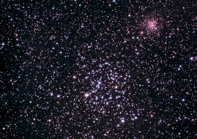 Messier-35 and NGC-2158