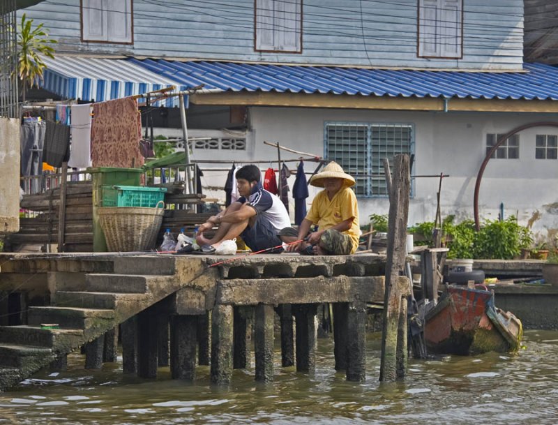 Life on the chanels of Chao Phraya River