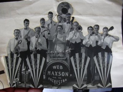 pre-Colonel Fletcher Prouty in Web Maxson band at Dartmouth