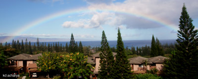 View from our Hotel in Maui, Kapalua Villas