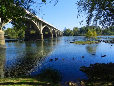 Gervais St Bridge over Congaree River