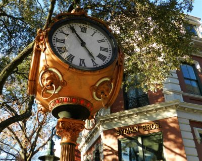 Columbia's timepiece for over 100 years - Sylvan Bros Clock on Main St.