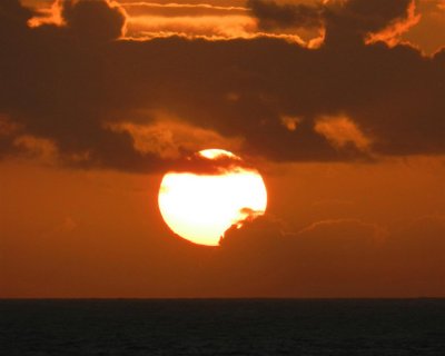 Another spectacular sunset at sea