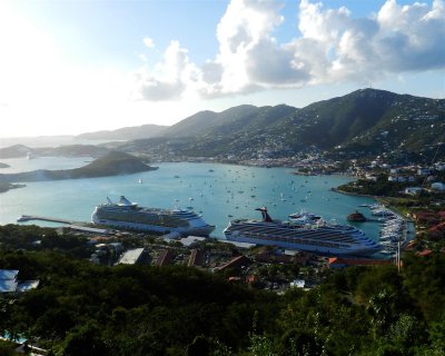 St. Thomas harbor and Charlotte Amalie