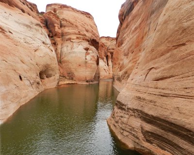 End of the wet canyon - you can see the beach